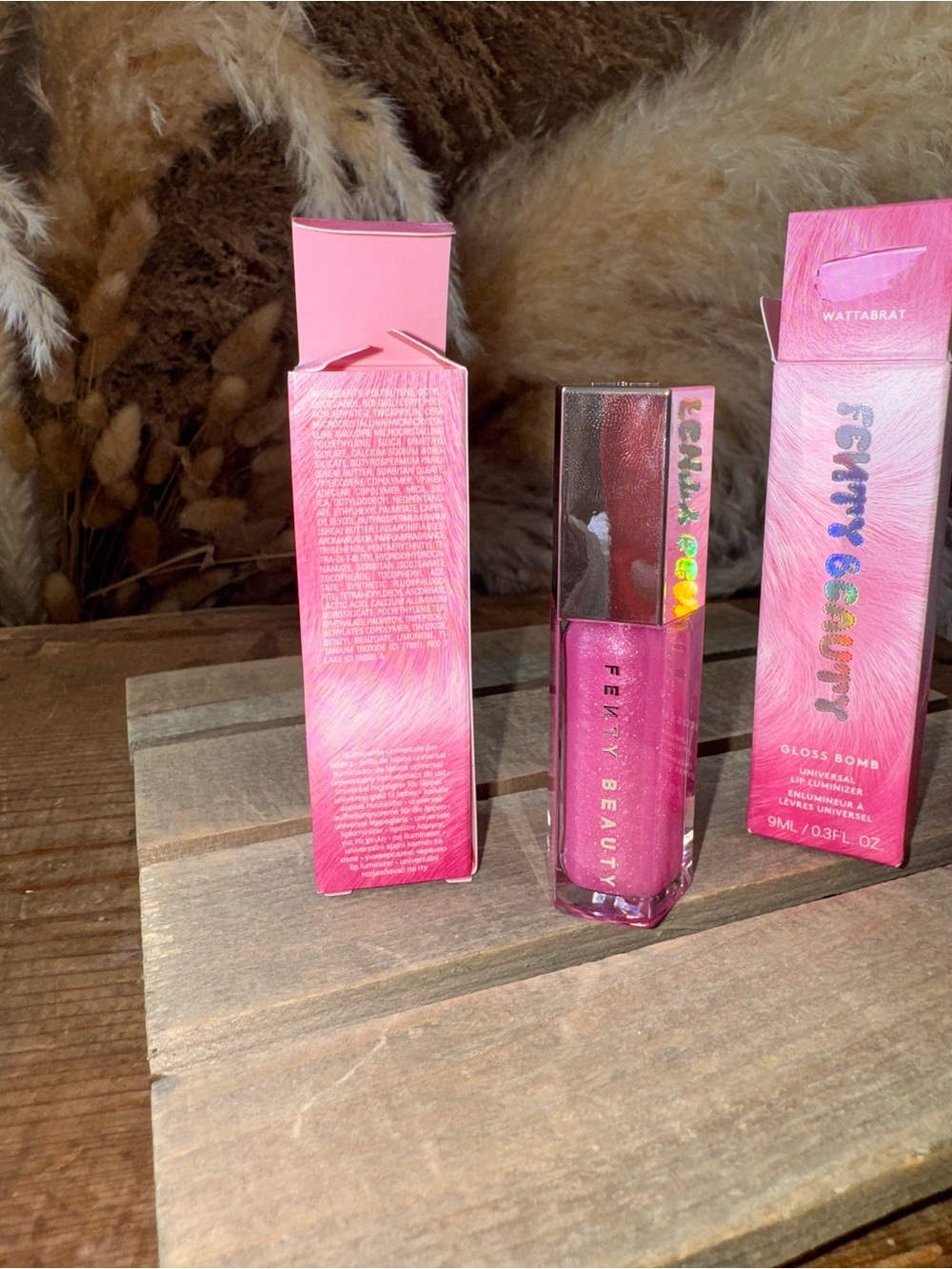 Fenty Beauty Gloss Bomb Lip Luminizer Whattabrat SOLD OUT LIMITED EDITION - Picture 5 of 8